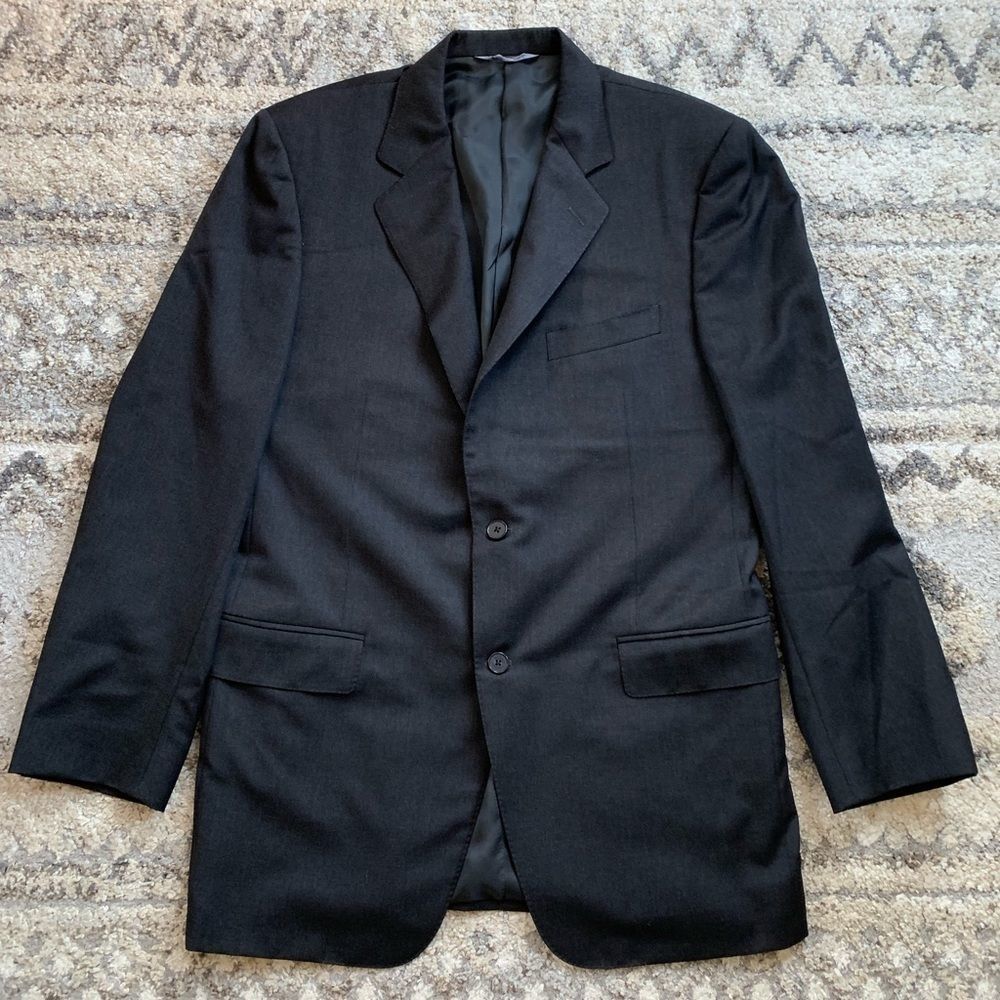Canali Charcoal Men's Sport Coat Blazer 42L